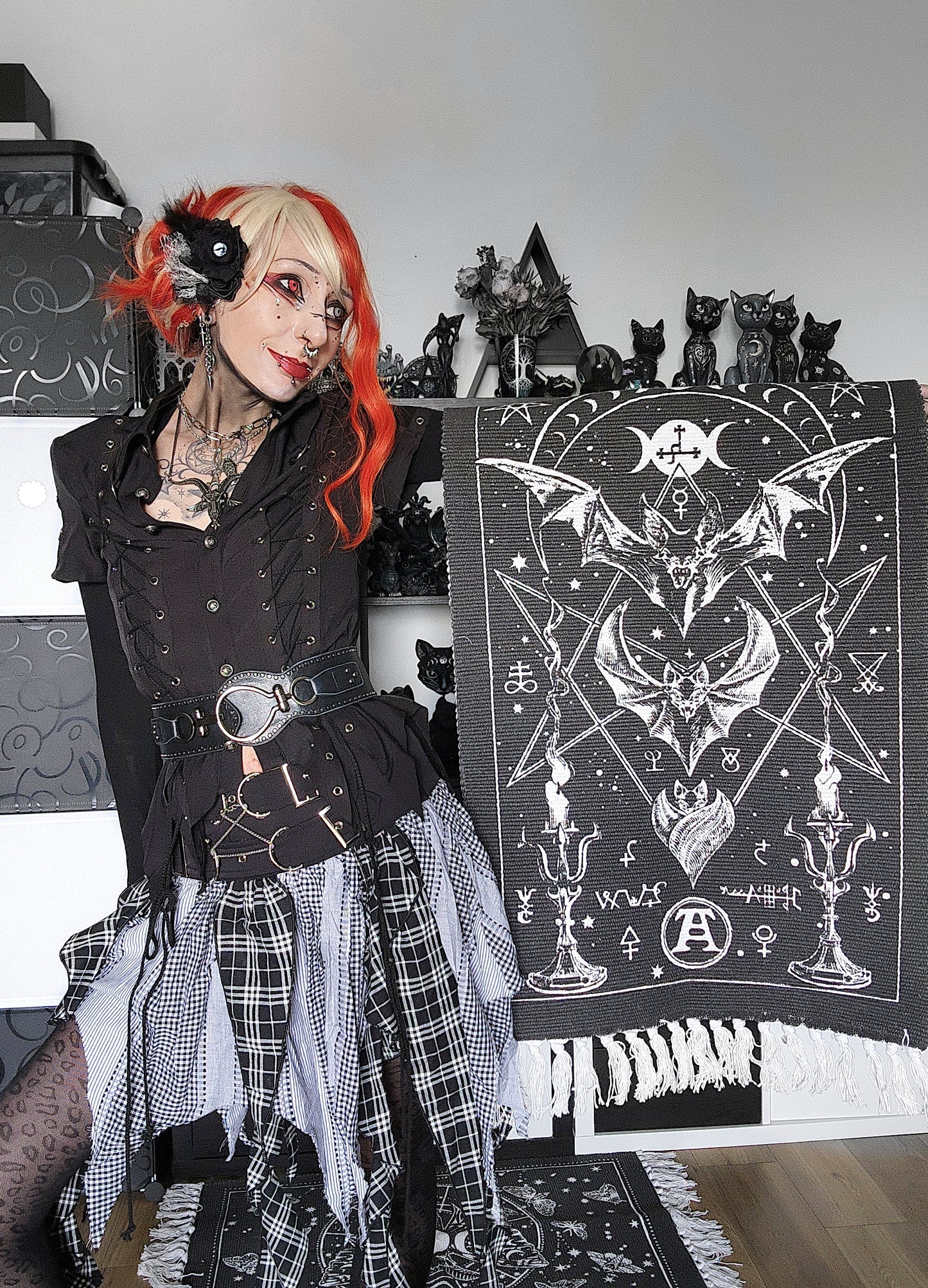 Valentinescorpse showing the Alchemy Gothic Rug