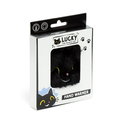 Gothic Gifts Lucky the Black Cat Plush Hand Warmer