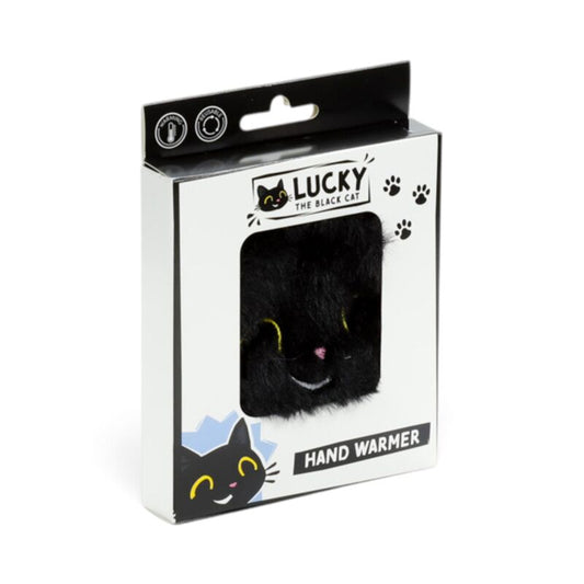 Gothic Gifts Lucky the Black Cat Plush Hand Warmer