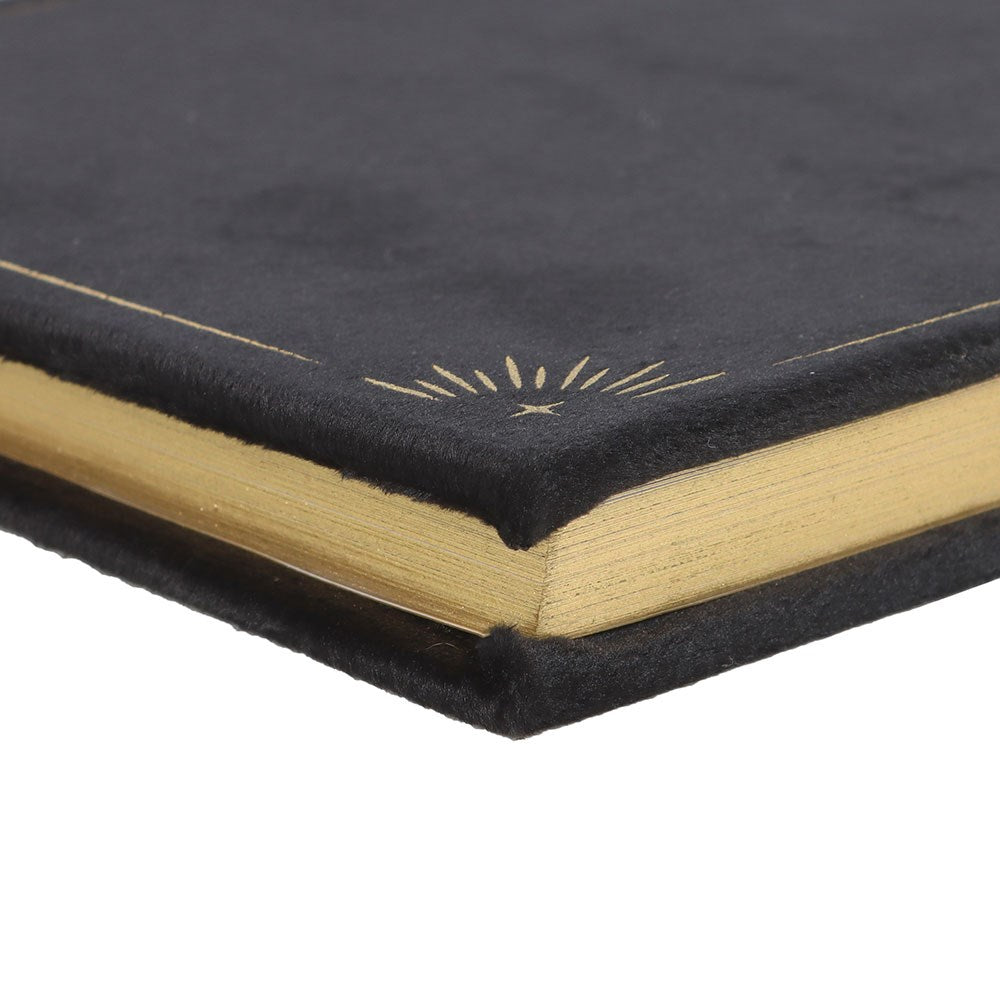Gothic Gifts Journal with Book of Shadows Print and Black Obsidian Crystal Pen