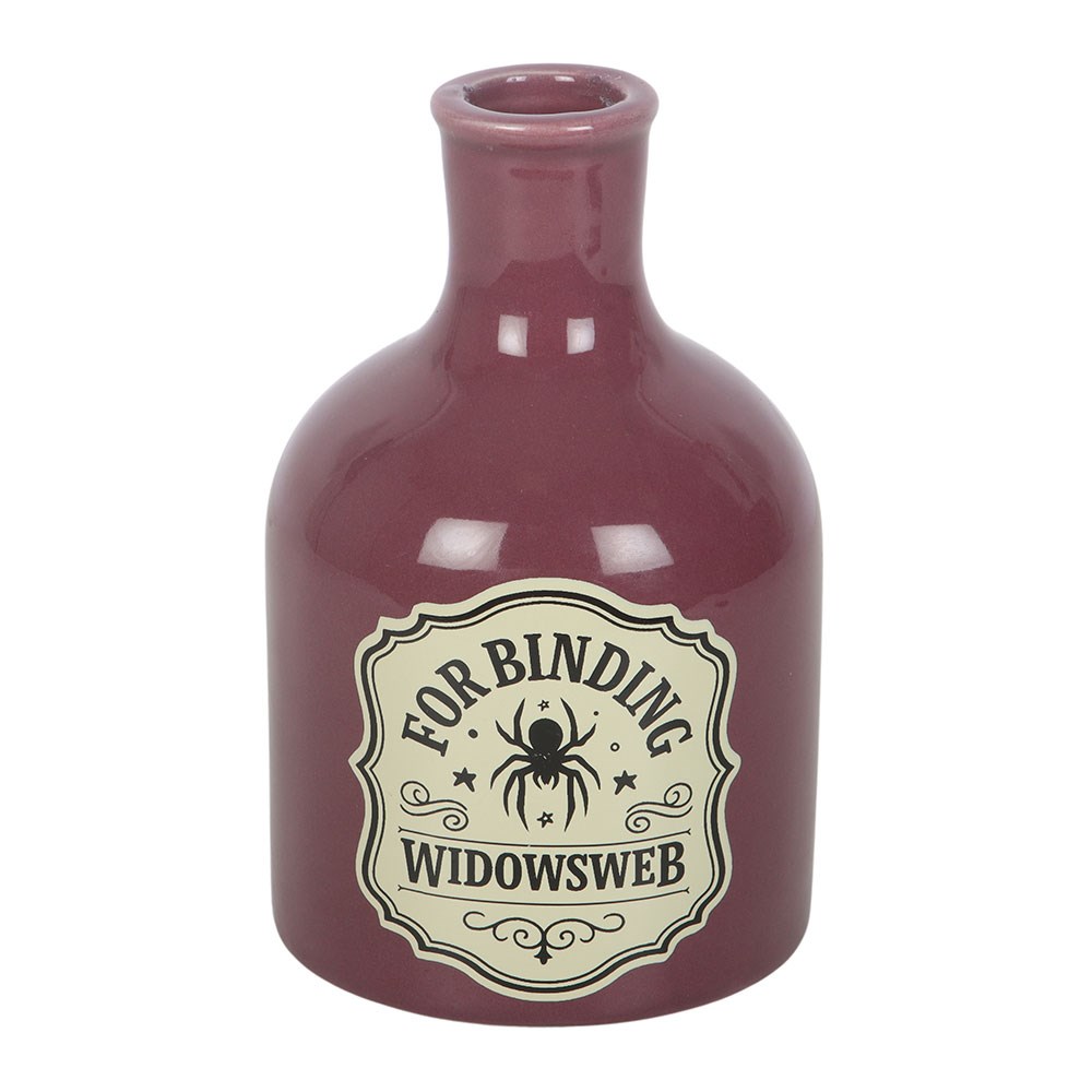 Gothic Gifts Widowsweb Potion Bottle Vase and Candle Holder