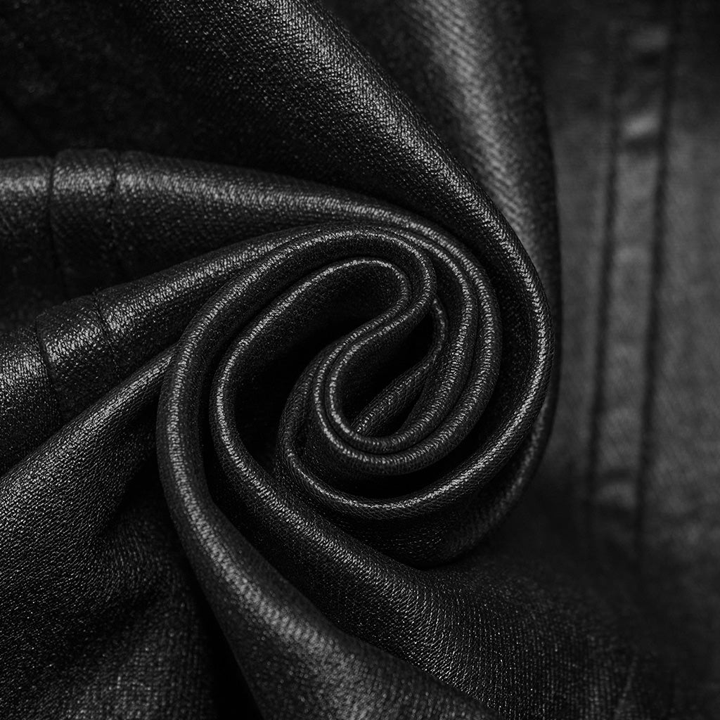 Punk Rave Calista Faux Leather Maxi Dress - Kate's Clothing