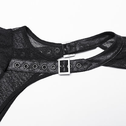 Punk Rave Zenovia Gothalyptic Mesh Two Piece Dress - Kate's Clothing