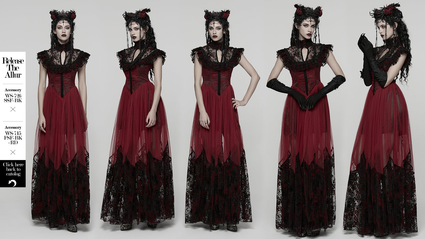 Punk Rave Gothic Flying Sleeve Dress