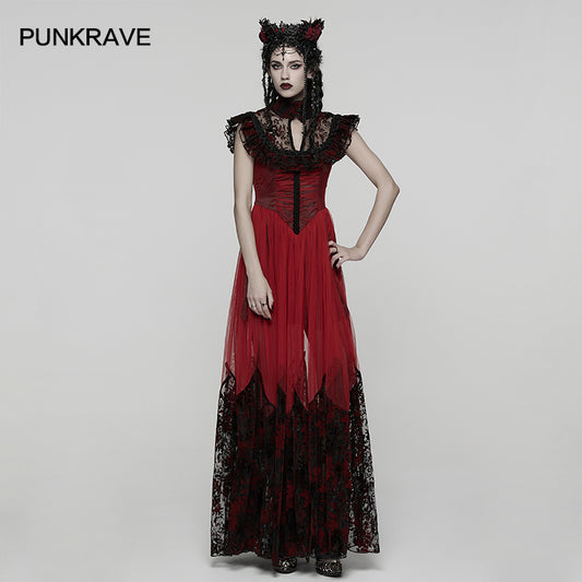 Punk Rave Gothic Flying Sleeve Dress