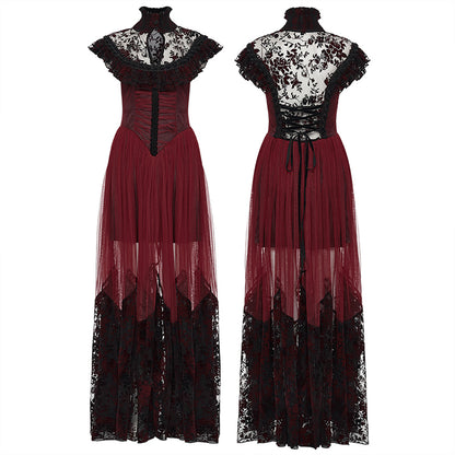 Punk Rave Gothic Flying Sleeve Dress