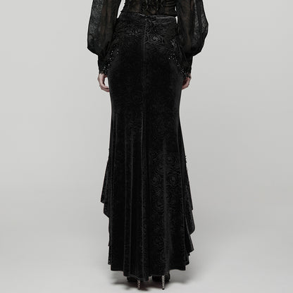 Punk Rave Goth Gorgeous Fishtail Skirt