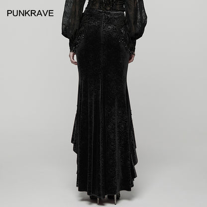 Punk Rave Goth Gorgeous Fishtail Skirt