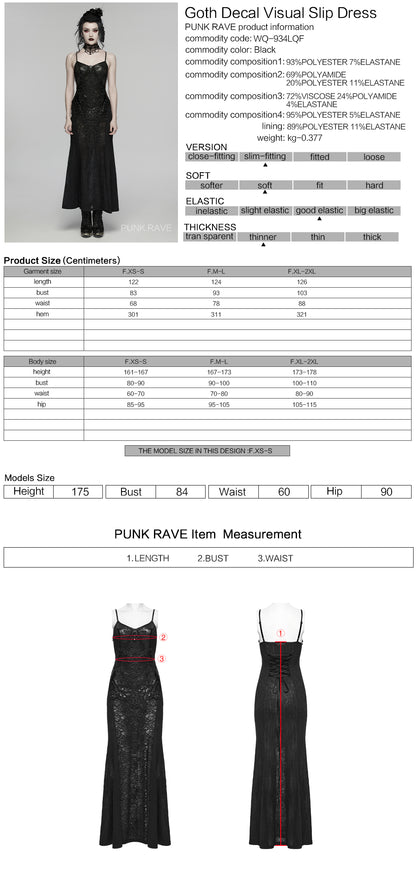 Punk Rave Heloise Visual Slip Dress