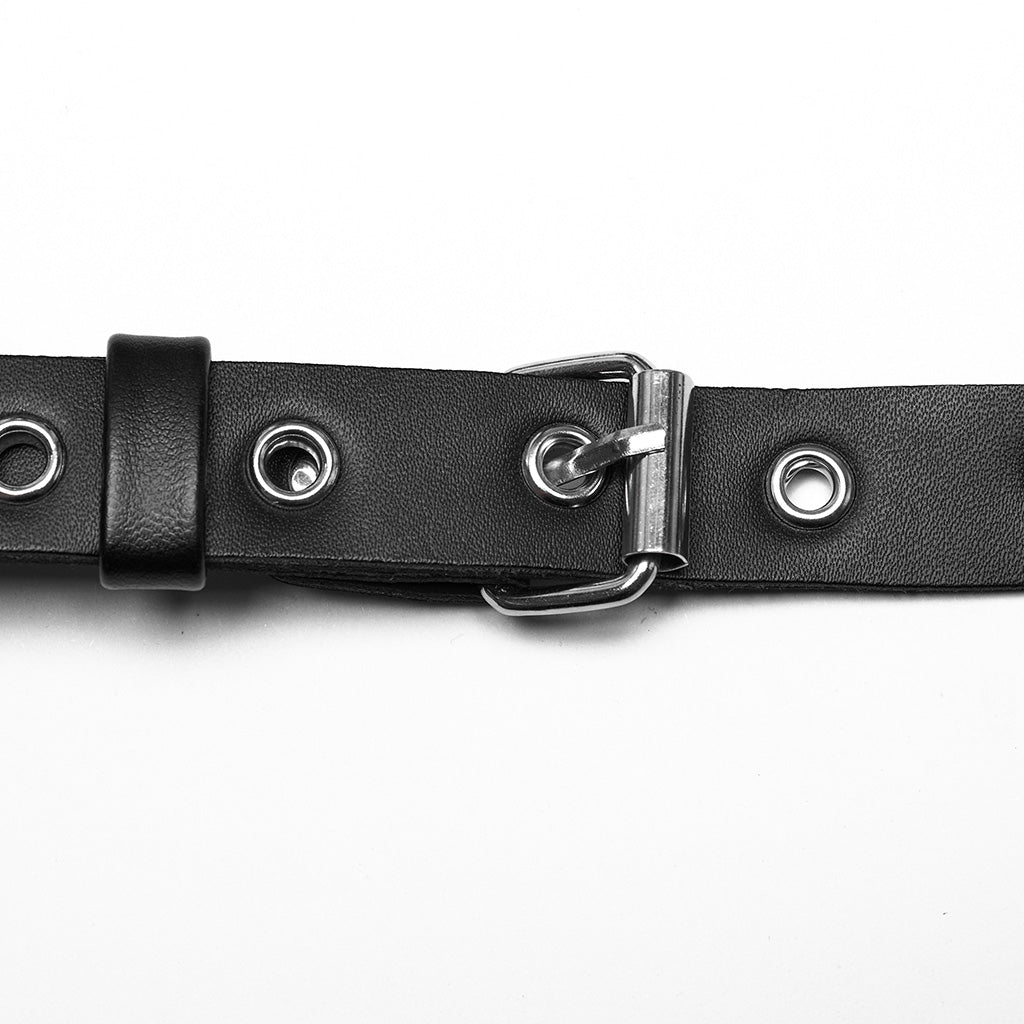 Punk Rave Georgette statement Chain Harness
