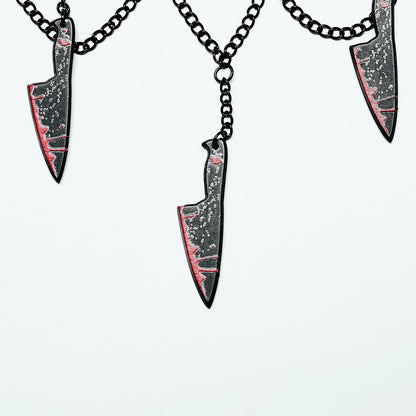 Punk Rave Anat Choker with Cameos and Cleavers