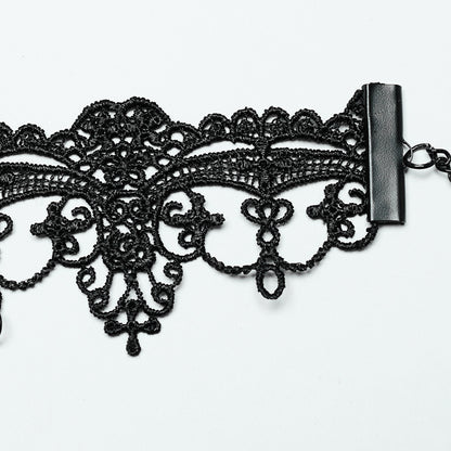 Punk Rave Anat Choker with Cameos and Cleavers