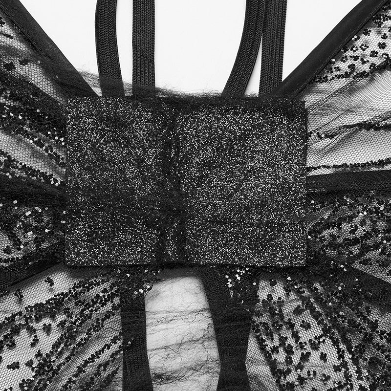 Punk Rave Morrigan Gothic Butterfly Wings - Black