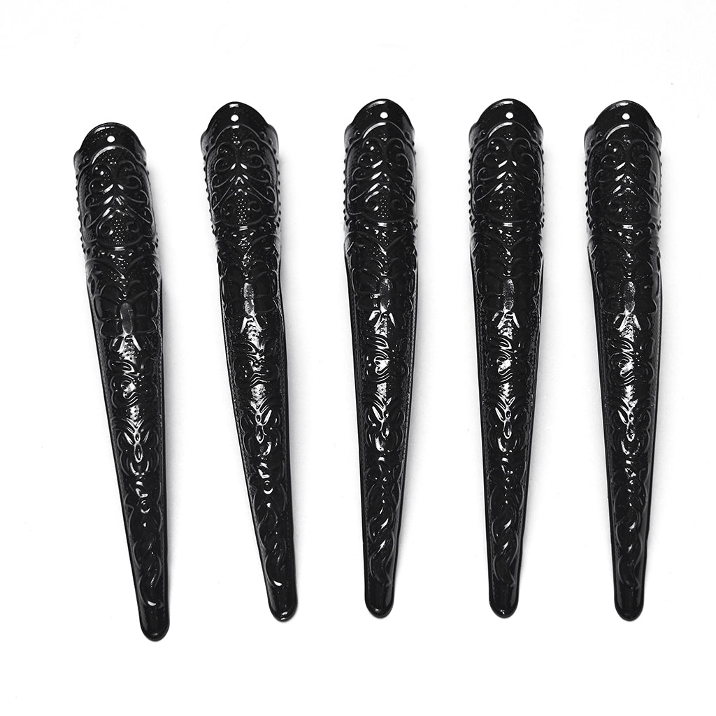 Punk Rave Fluffy Goth Gloves