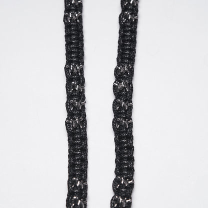 Punk Rave Doomsday Punk Snake-Wrapped Skull Necklace