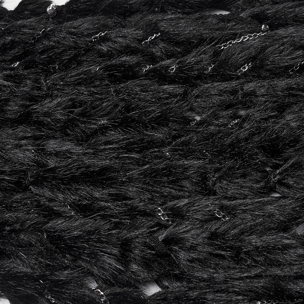 Punk Rave Punk Fox Head Braided Hood