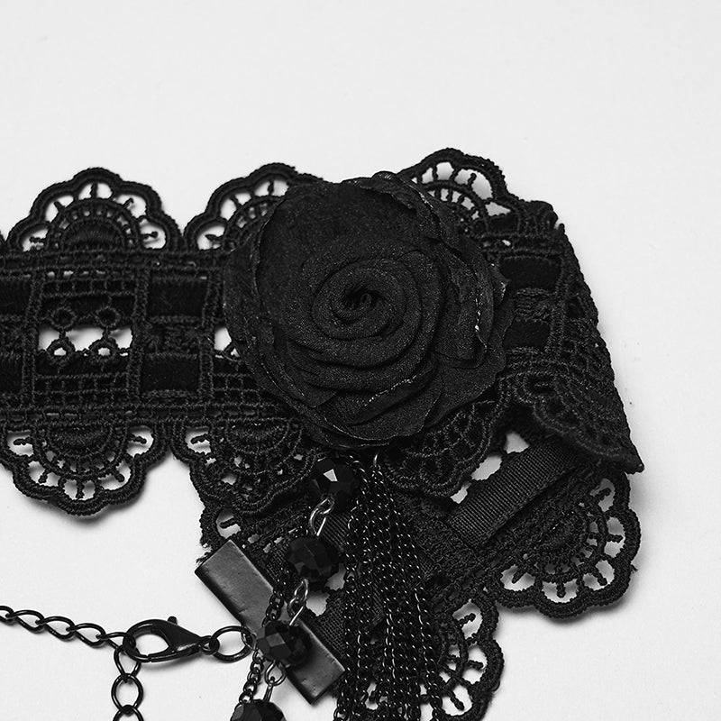 Punk Rave Melinoë Rose Beaded Choker