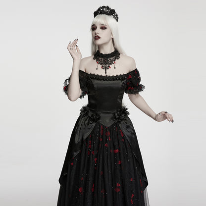 Punk Rave Carmilla Glamorous Goth Lace Choker