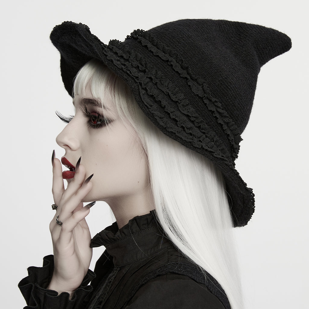 Punk Rave Hecate Wizard Knit Hat
