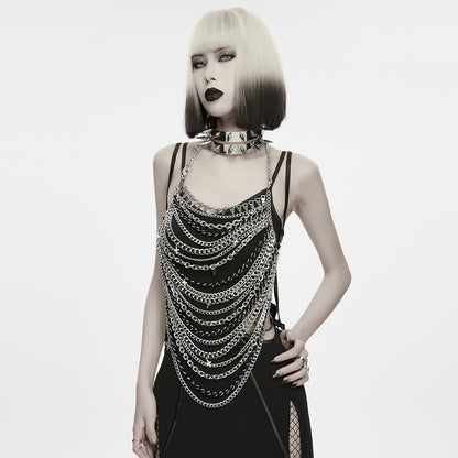 Punk Rave Valeraine Spike Metal Body Chain