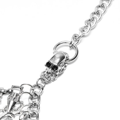 Punk Rave Valeraine Spike Metal Body Chain