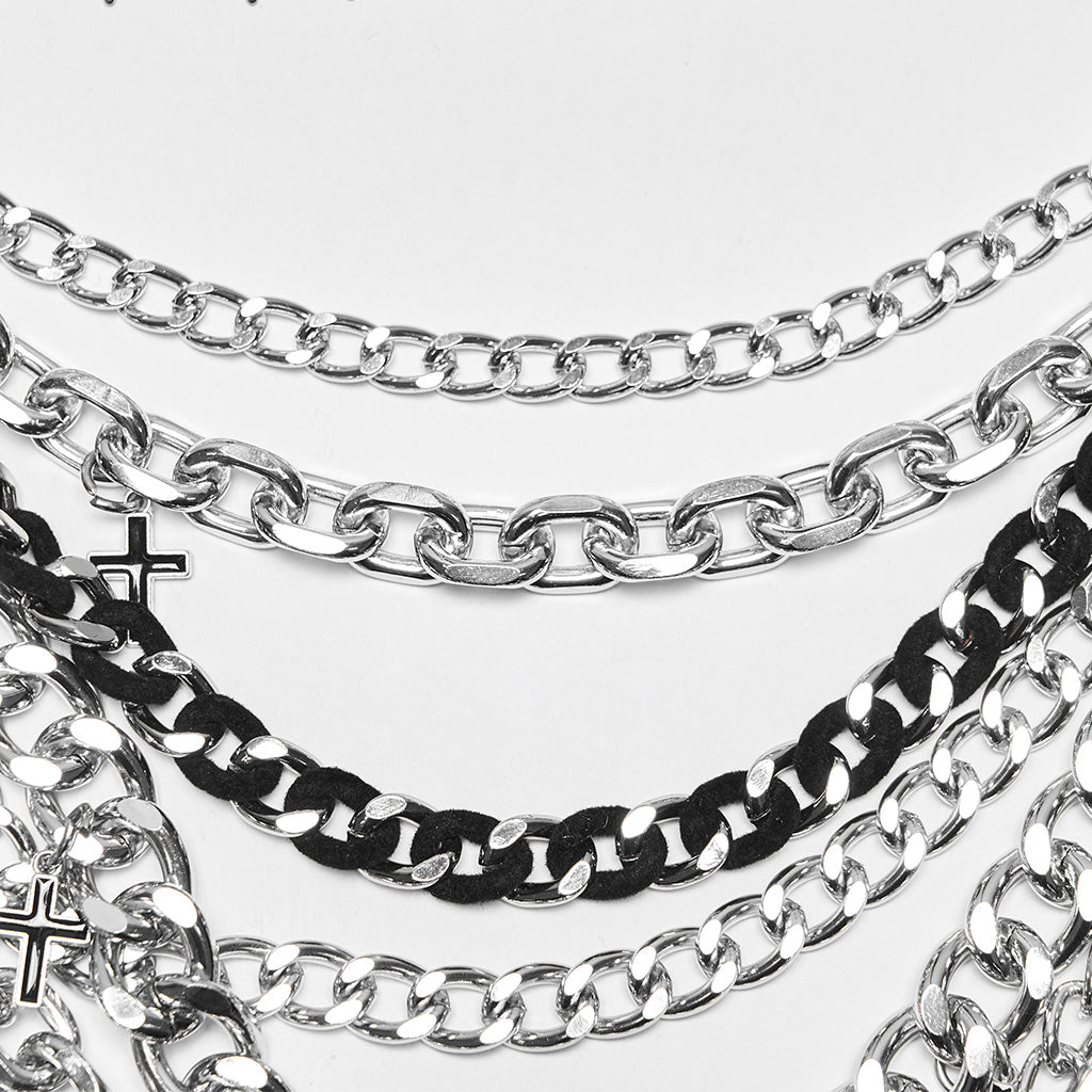 Punk Rave Valeraine Spike Metal Body Chain