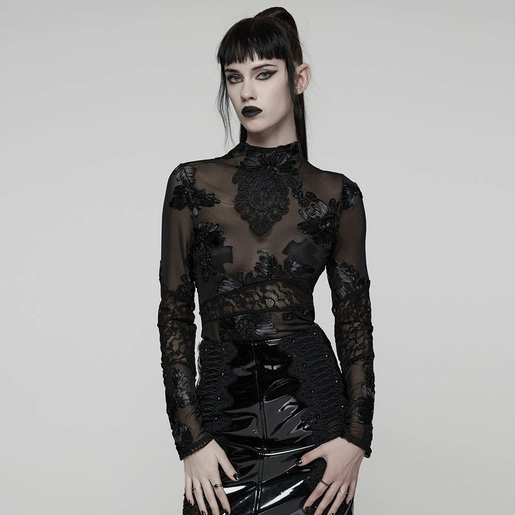 Punk Rave Goth Lace Undershirt