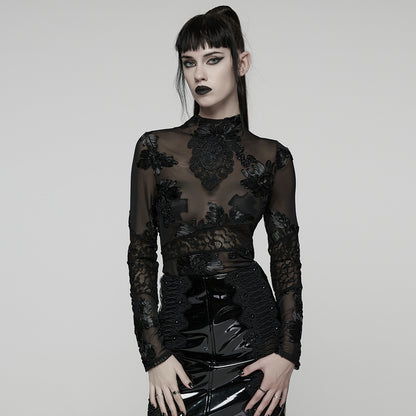 Punk Rave Goth Lace Undershirt