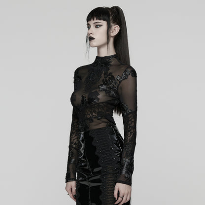 Punk Rave Goth Lace Undershirt