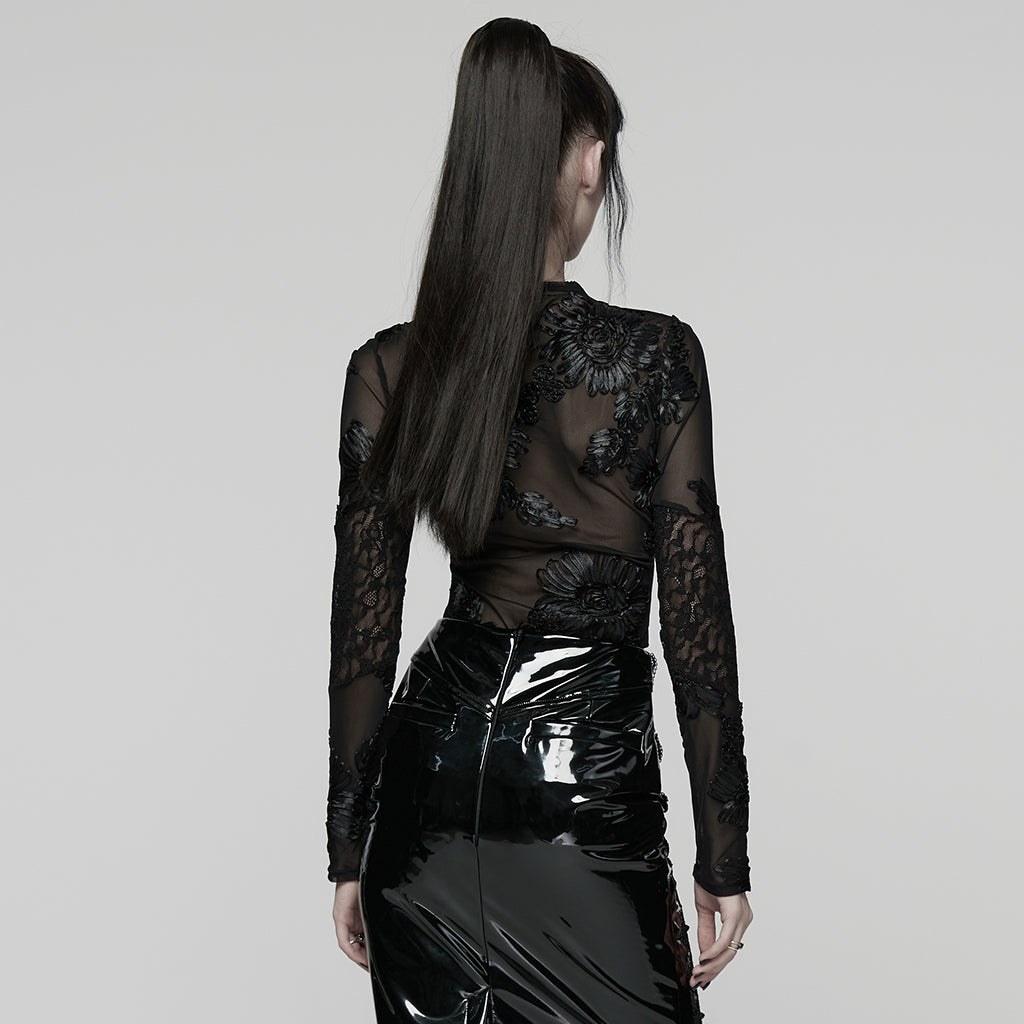 Punk Rave Goth Lace Undershirt