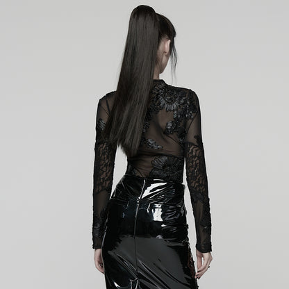 Punk Rave Goth Lace Undershirt