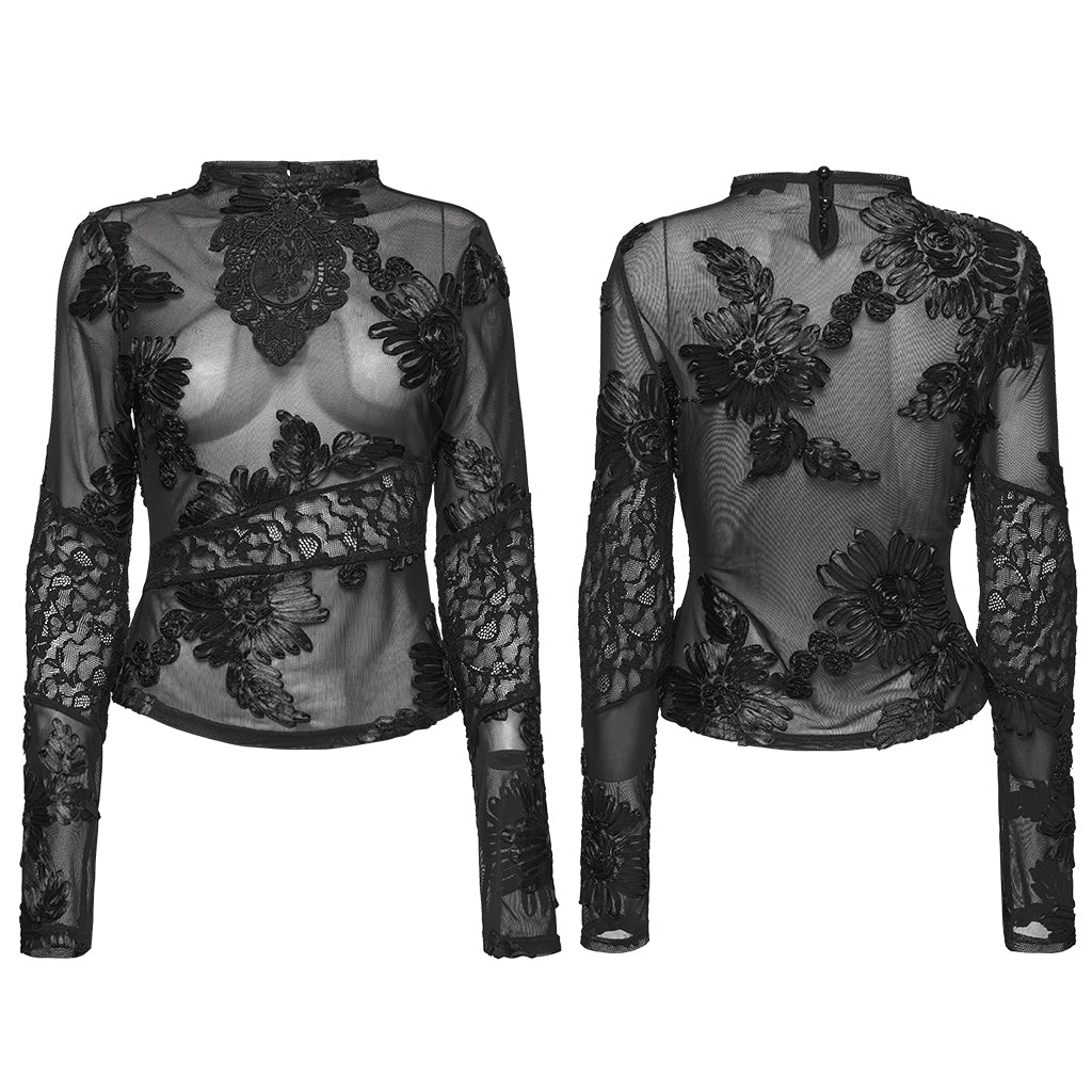 Punk Rave Goth Lace Undershirt