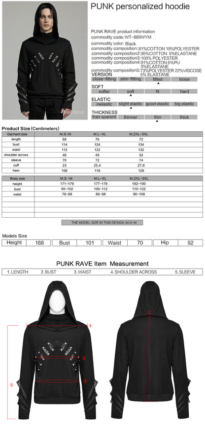 Punk Rave Ezra Mens Hoody - Kate's Clothing