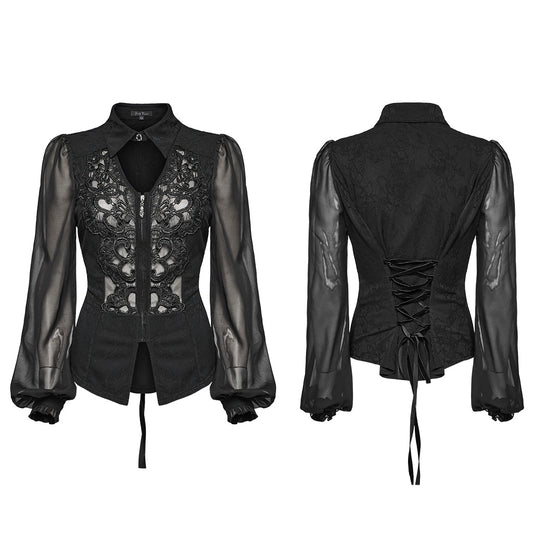 Punk Rave Cimarron Gothic Keyhole Shirt