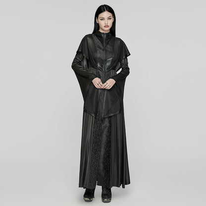 Punk Rave Benilde Gothic Witchy Hooded Full Length Jacket - Kate's Clothing