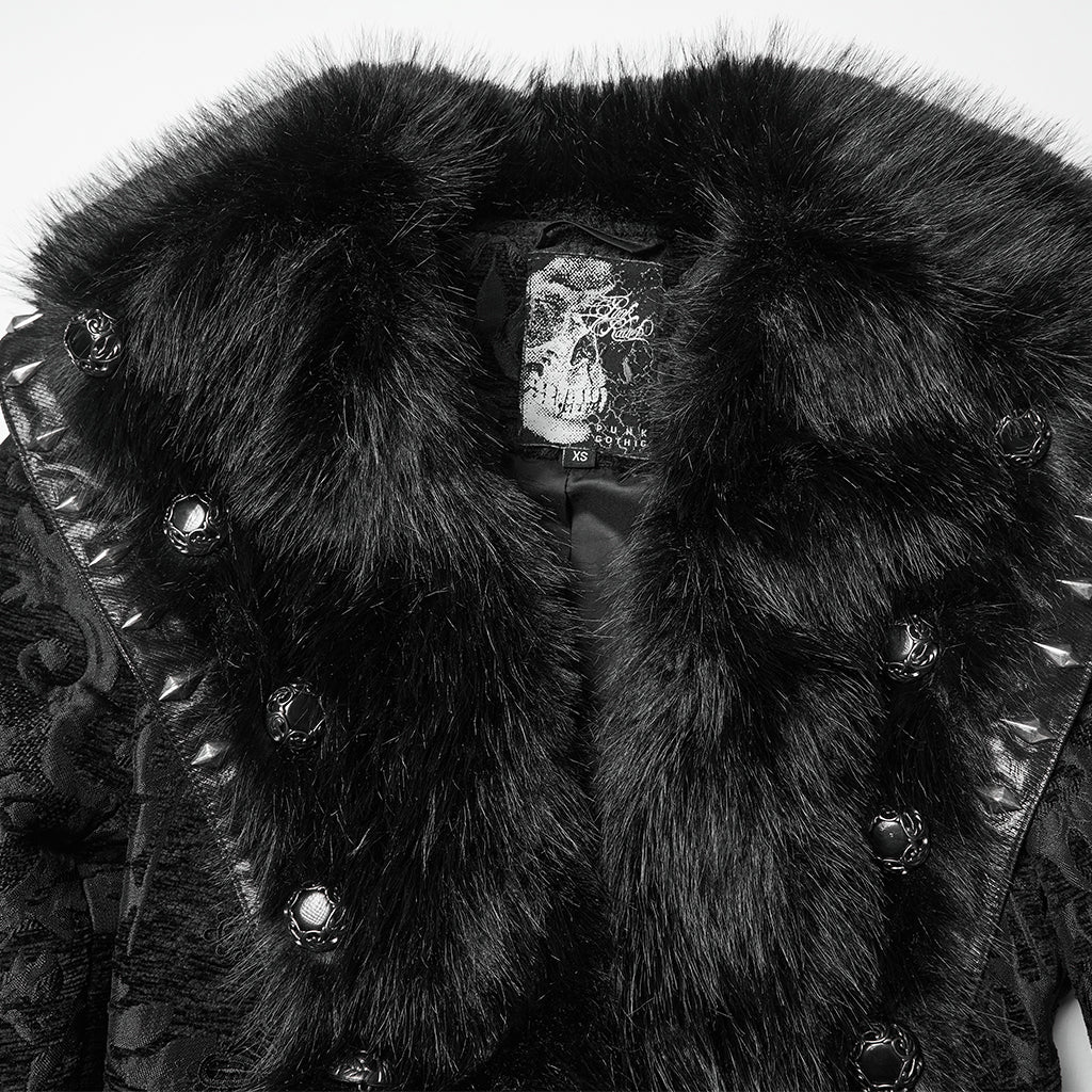 Punk Rave Goth Gorgeous Plush Coat