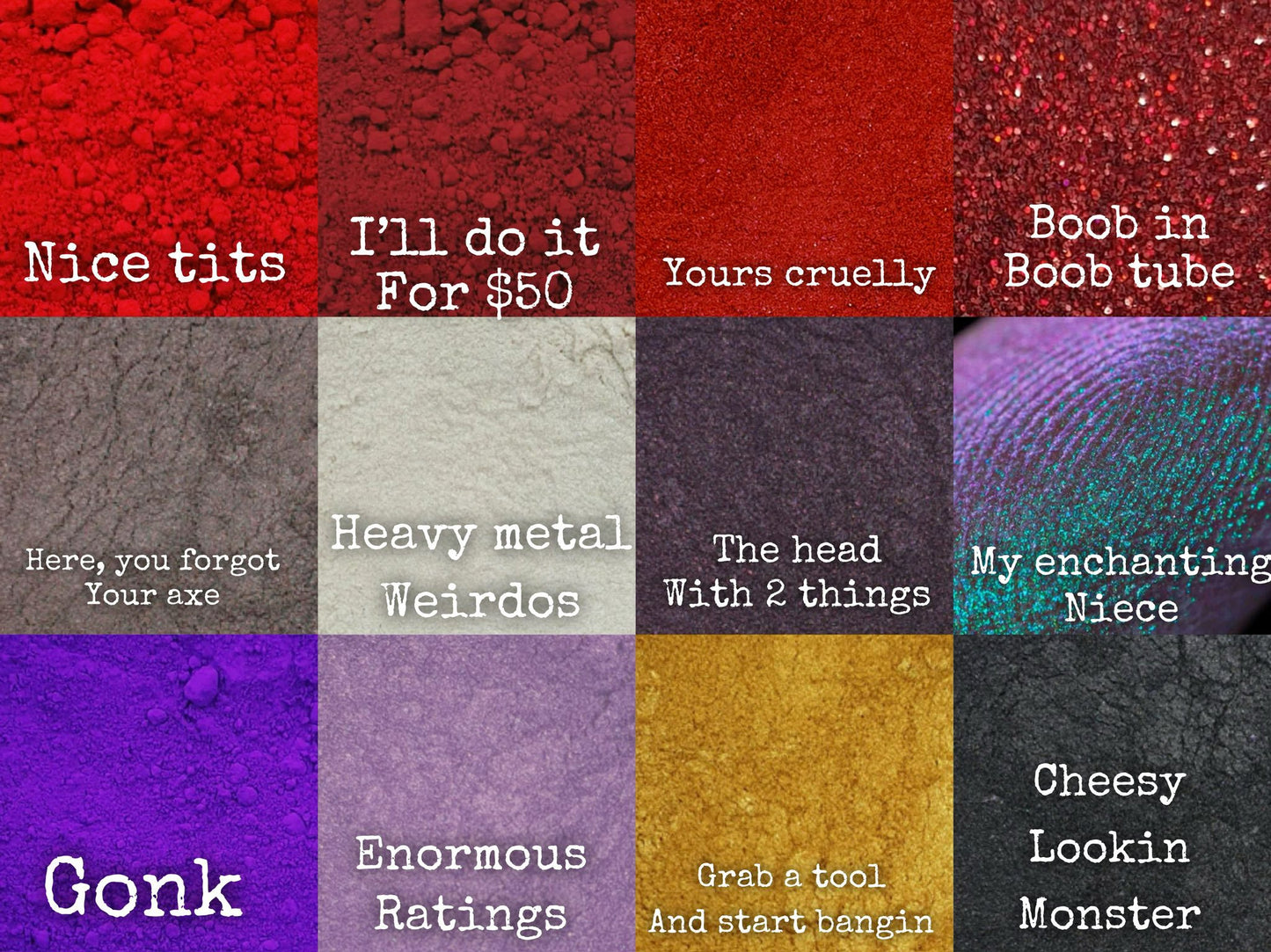 Radioactive Unicorn Mistress of the Dark Eyeshadow Palette