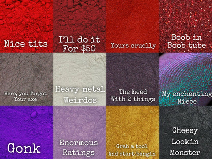 Radioactive Unicorn Mistress of the Dark Eyeshadow Palette