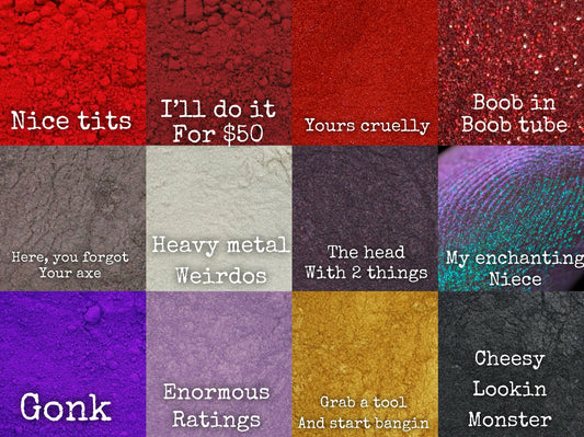 Radioactive Unicorn Mistress of the Dark Eyeshadow Palette