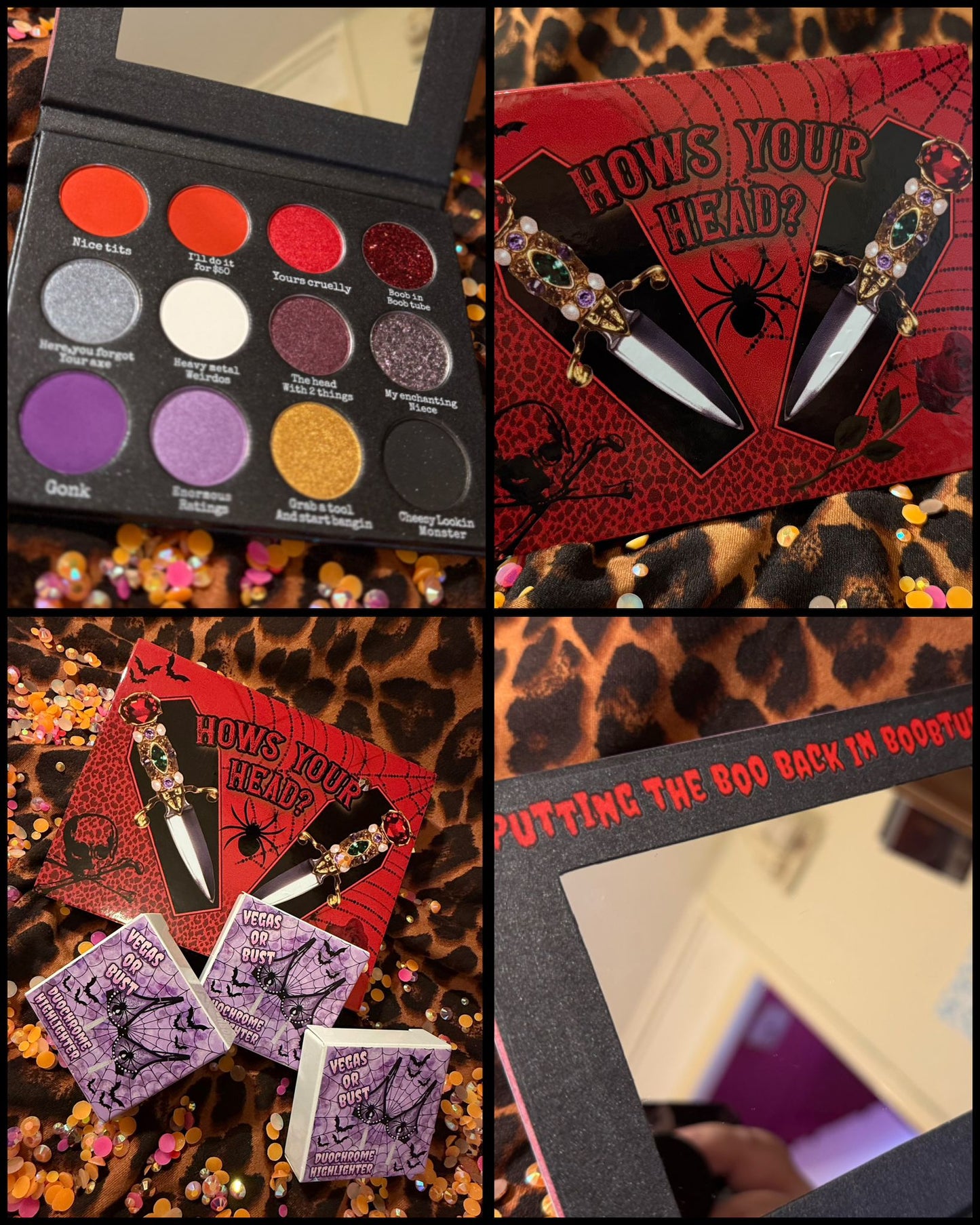 Radioactive Unicorn Mistress of the Dark Eyeshadow Palette