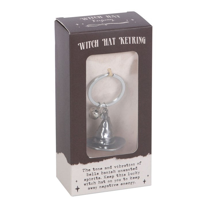 Gothic Gifts Witch Hat Keyring - Kate's Clothing