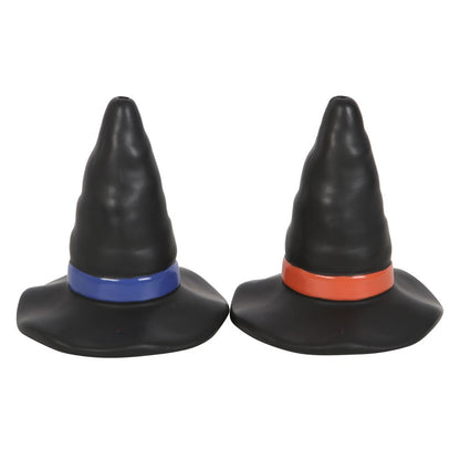 Gothic Gifts Witch Hat Salt And Pepper Shakers - Kate's Clothing
