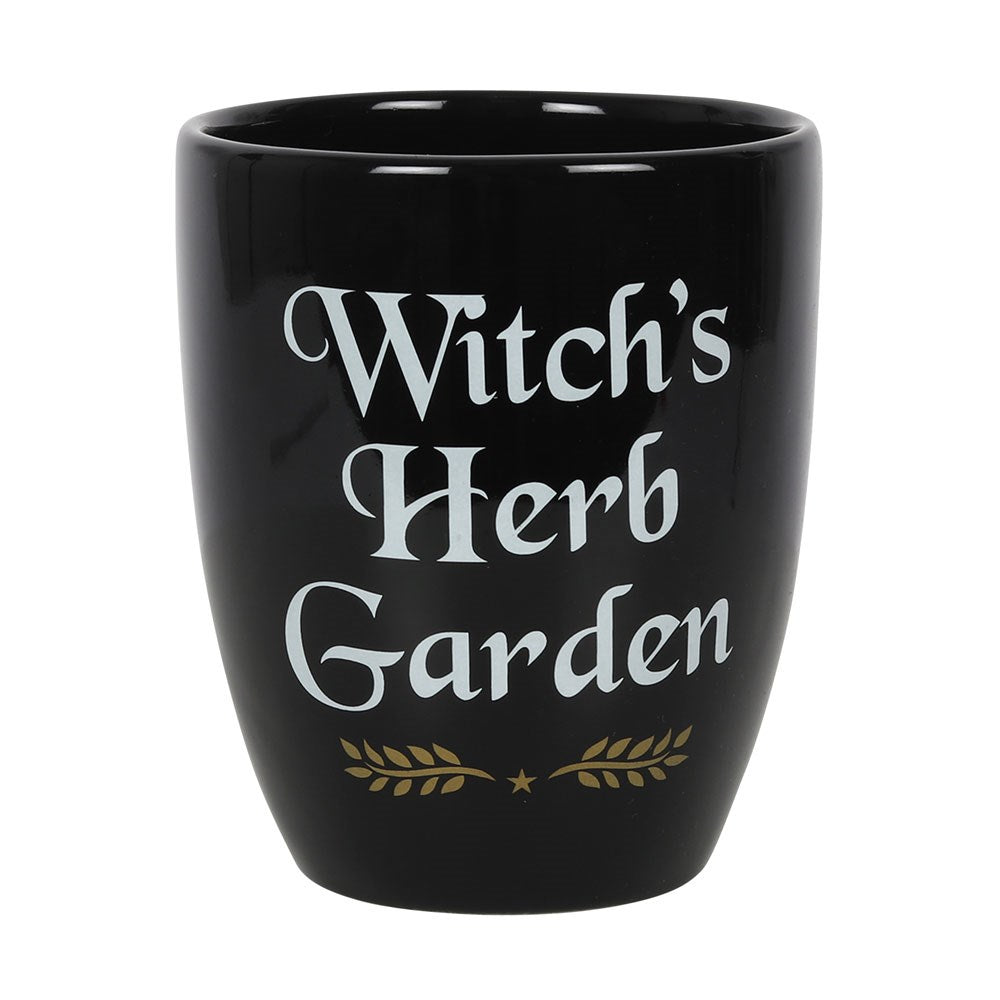 Gothic Gifts Witch's Herb Garden Plant Pot - Kate's Clothing