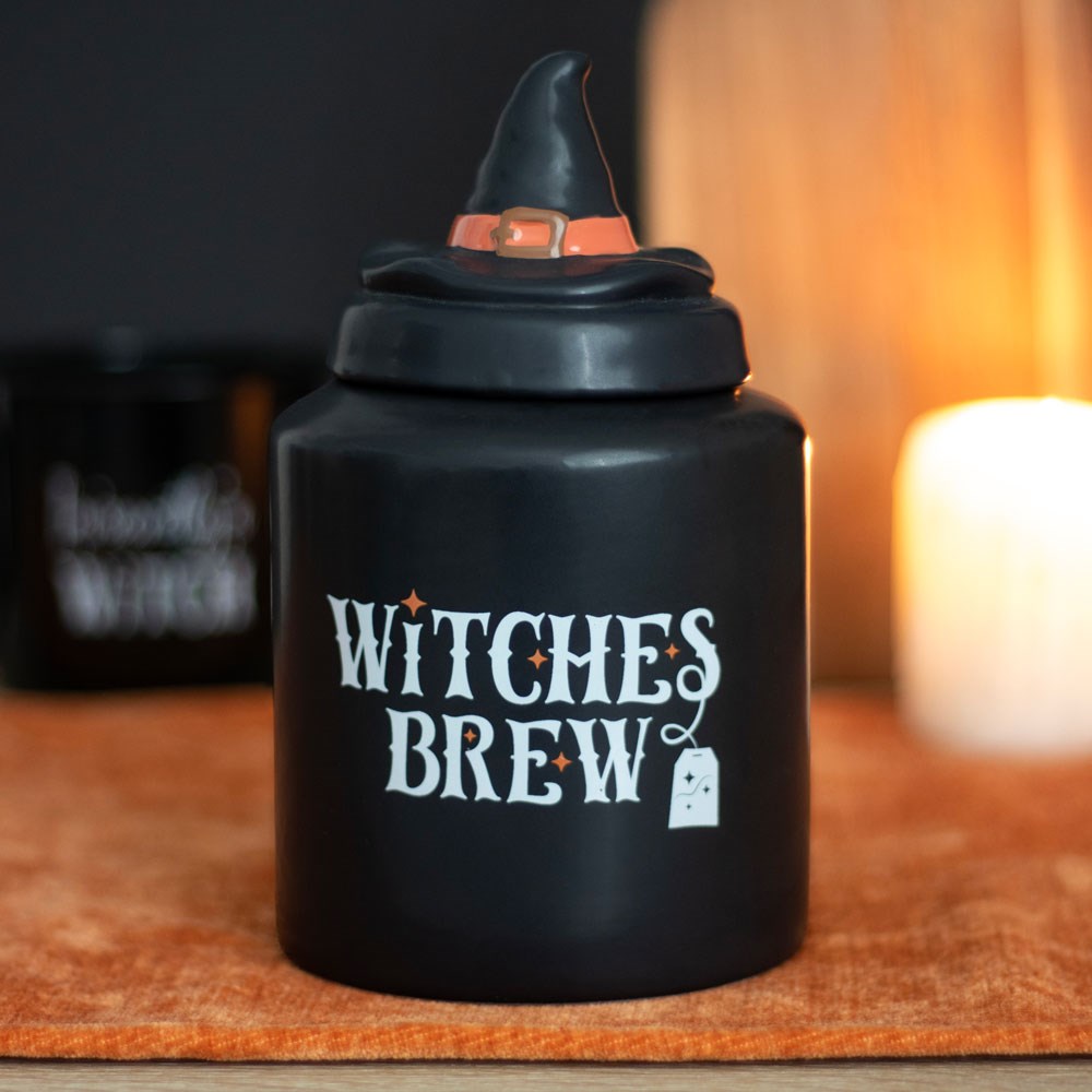 Gothic Gifts Witches Brew Ceramic Tea Canister - Kate's Clothing