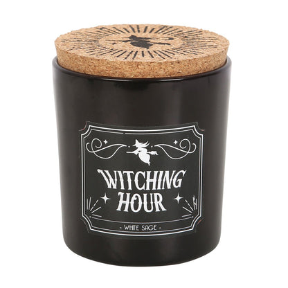 Gothic Gifts Witching Hour White Sage Candle - Kate's Clothing