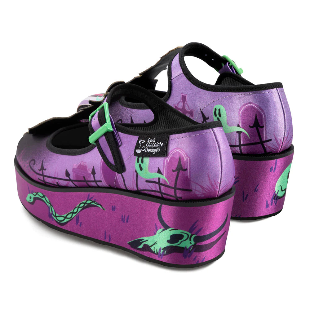 Hot Chocolate Women's Haunted House Mary Jane Platform - Kate's Clothing