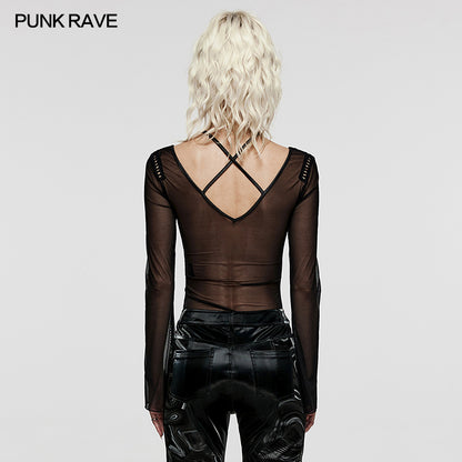 Punk Rave Zaria Top - Kate's Clothing