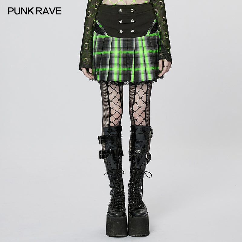 Punk Rave Zidrae Skirt - Kate's Clothing