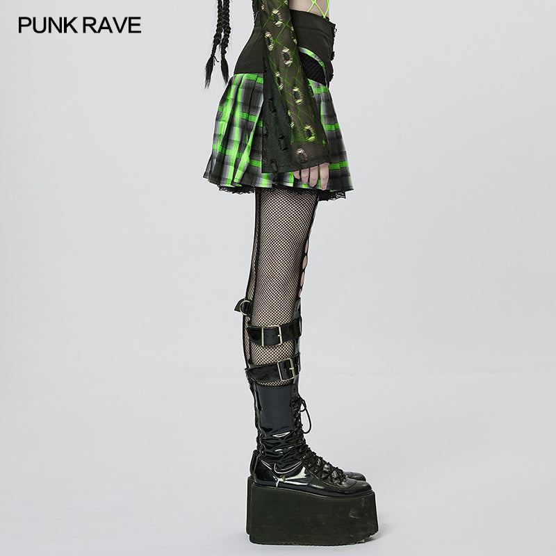 Punk Rave Zidrae Skirt - Kate's Clothing