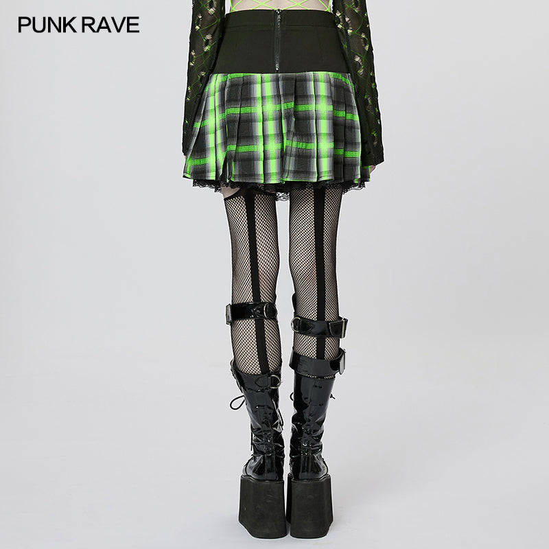 Punk Rave Zidrae Skirt - Kate's Clothing